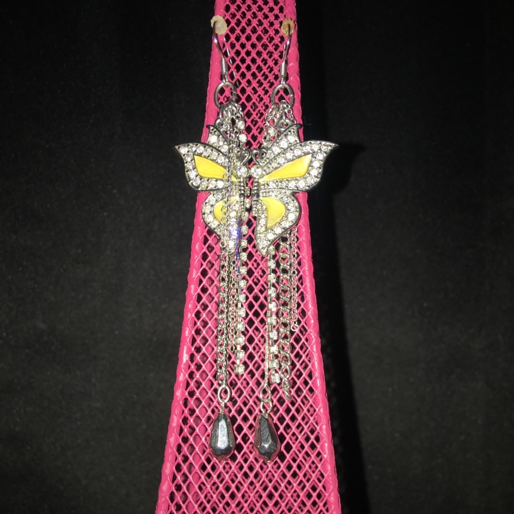 Beautiful butterfly earrings